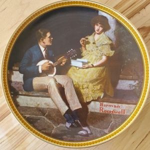 Vintage NWB Norman Rockwell Plate